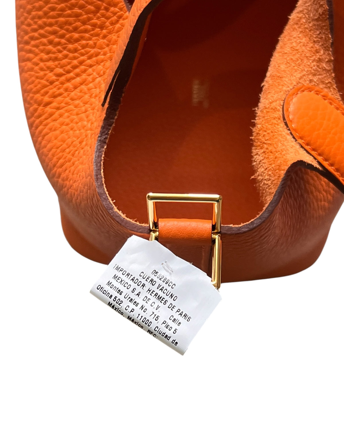 Hermès Picotin 18 Orange H Taurillon Clemence Gold Hardware