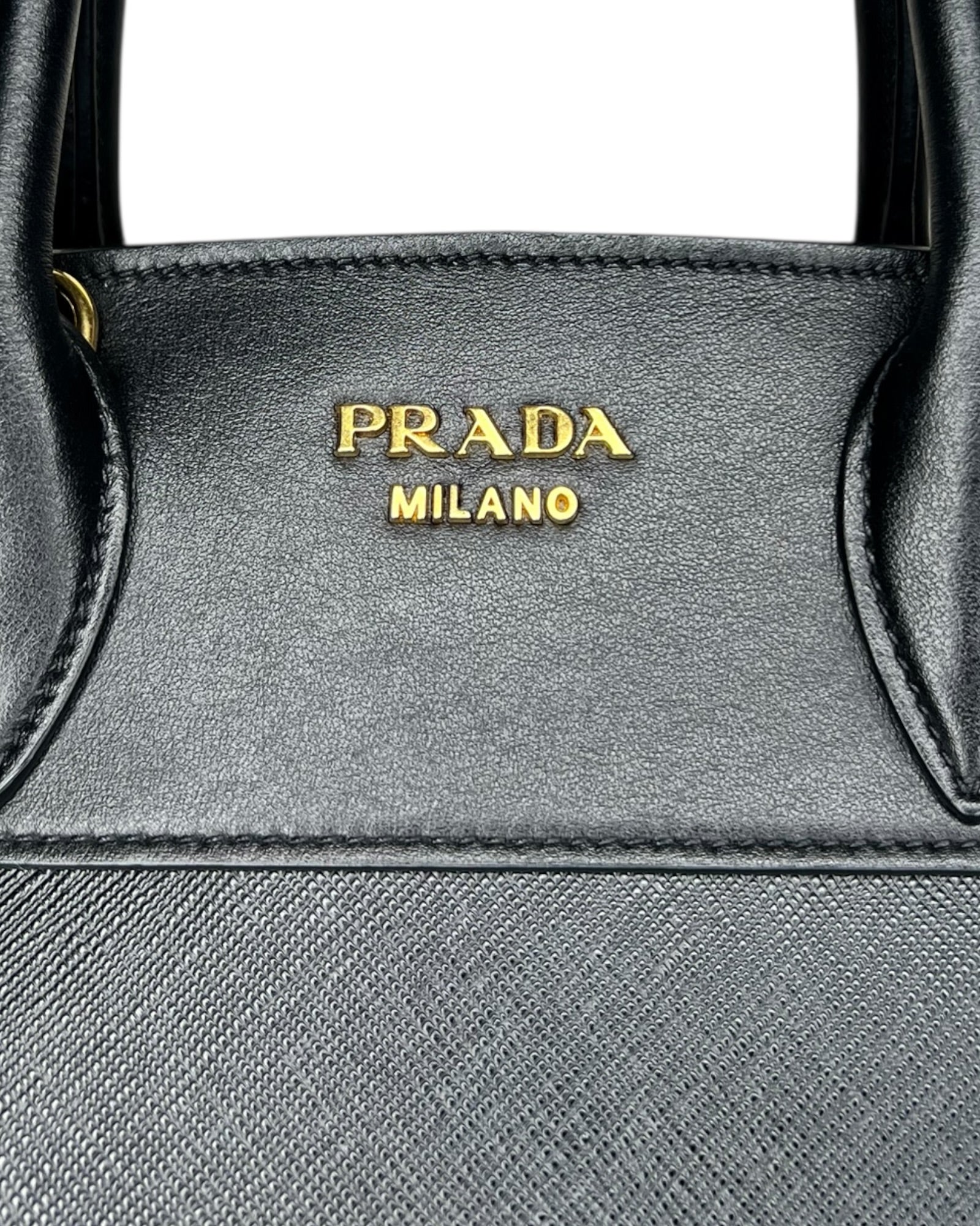 Prada Saffiano City Tote Bag – Black (Nero) - The Luxury Savvy