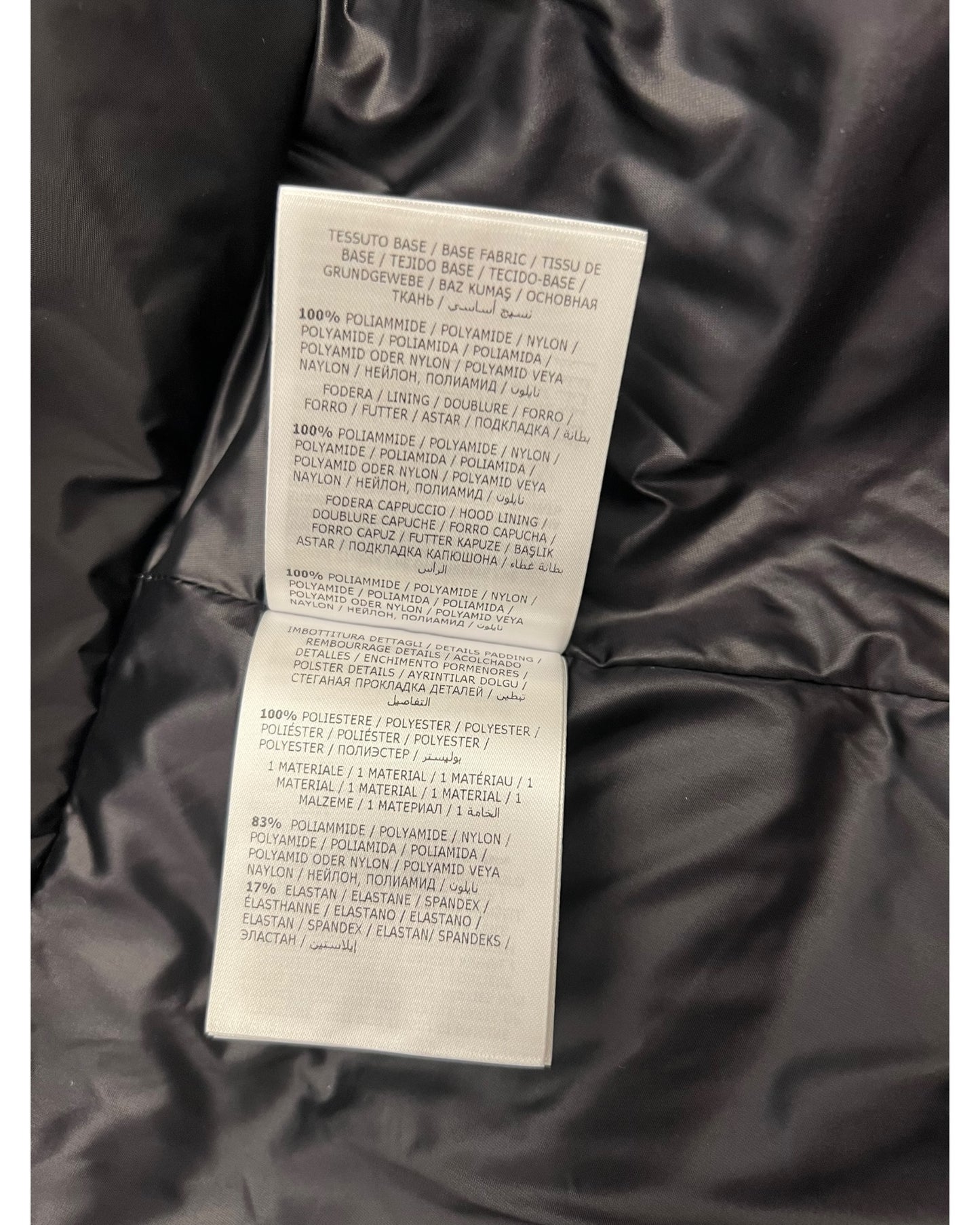 Moncler Grenoble White Down Ski Jacket with Black Fur-Trimmed Hood