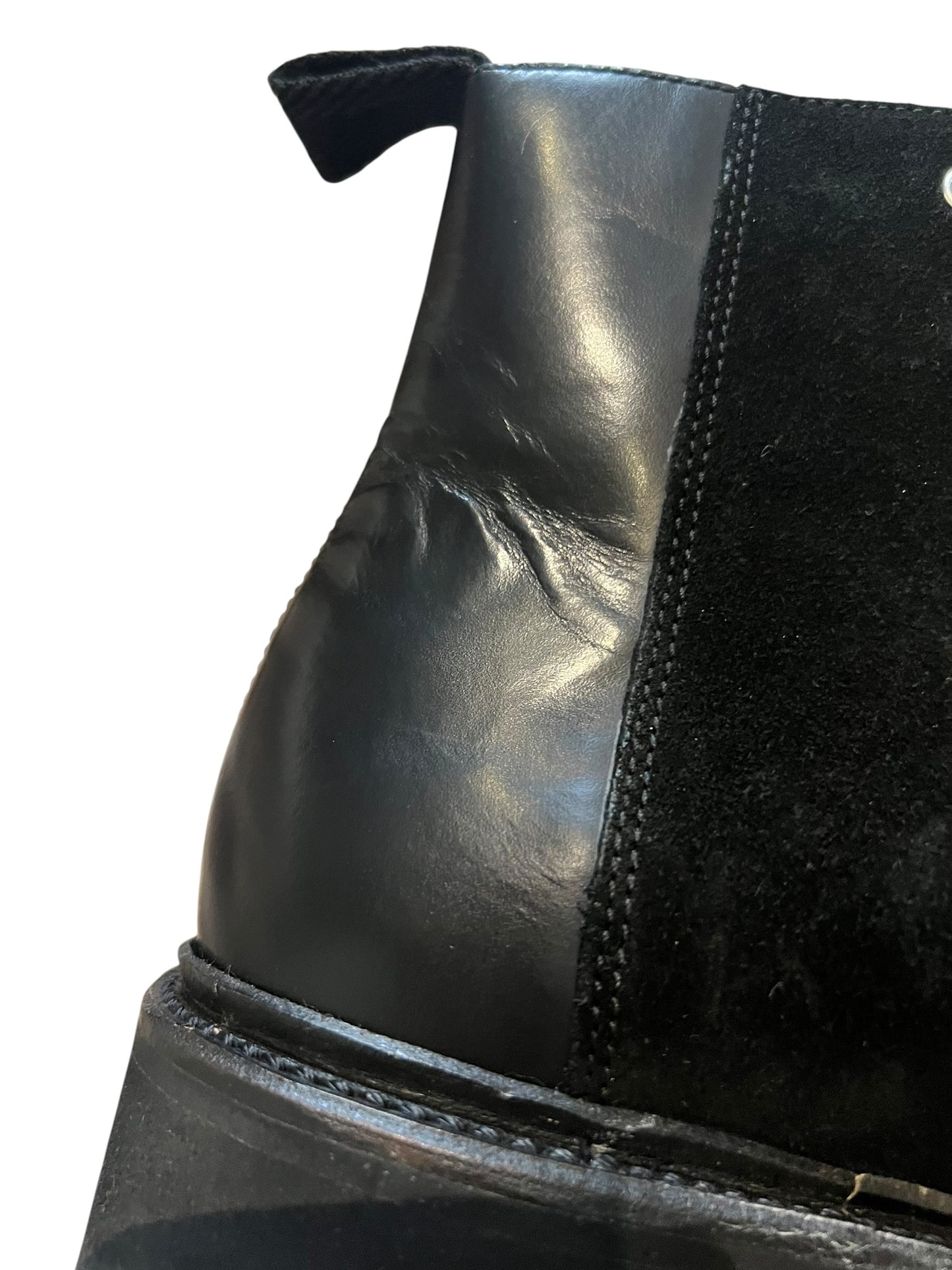 Grenson Nanette Black Leather & Suede