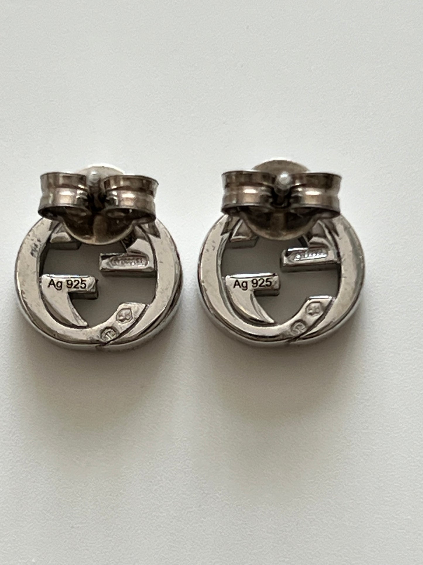 Gucci Interlocking G Silver Earrings