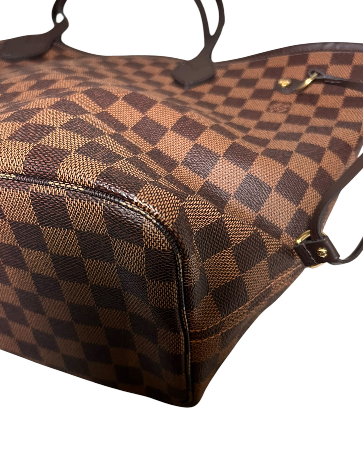 Louis Vuitton Neverfull MM Damier Ebene Canvas Tote Bag