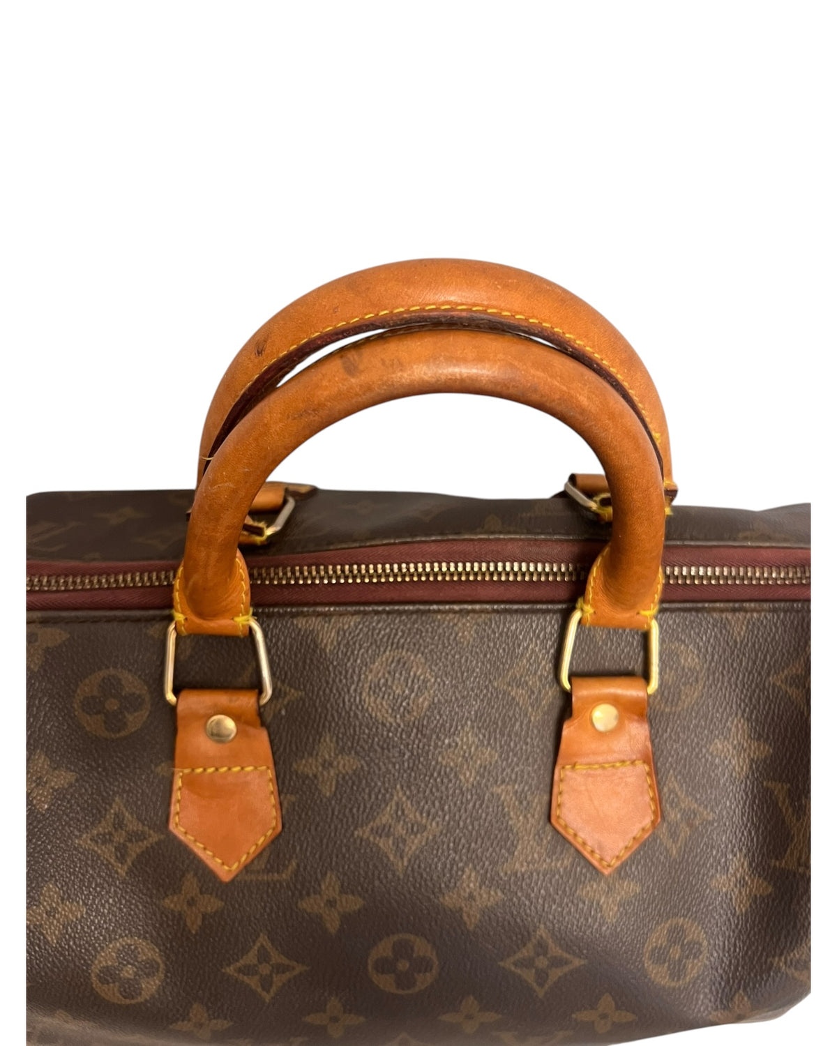 Vintage Louis Vuitton Speedy 30 Monogram Canvas Handbag