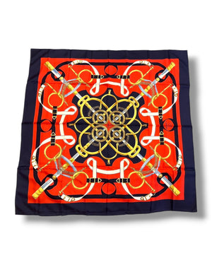 Hermès Eperon d’Or 90 Silk Scarf