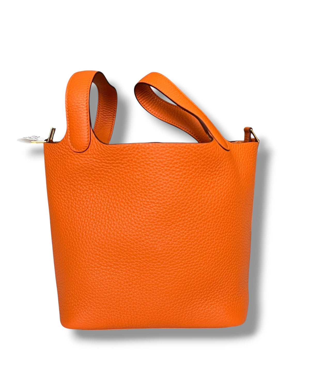 Hermès Picotin 18 Orange H Taurillon Clemence Gold Hardware