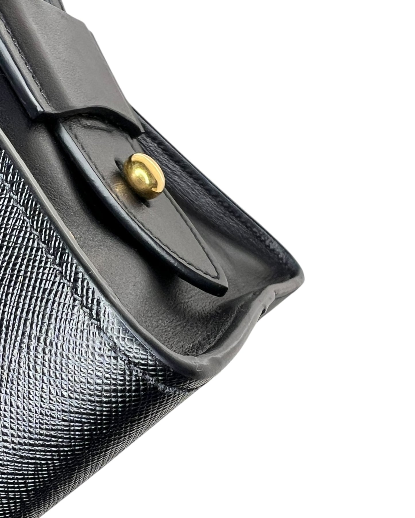 Prada Saffiano City Tote Bag – Black (Nero) - The Luxury Savvy