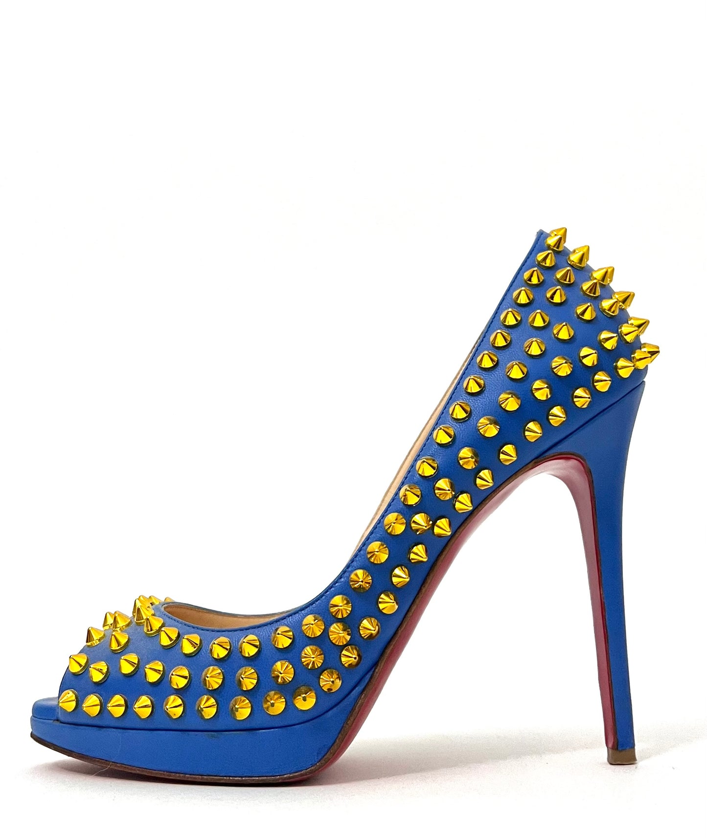 CHRISTIAN LOUBOUTIN PEEP-TOE PUMPS - The Luxury Savvy