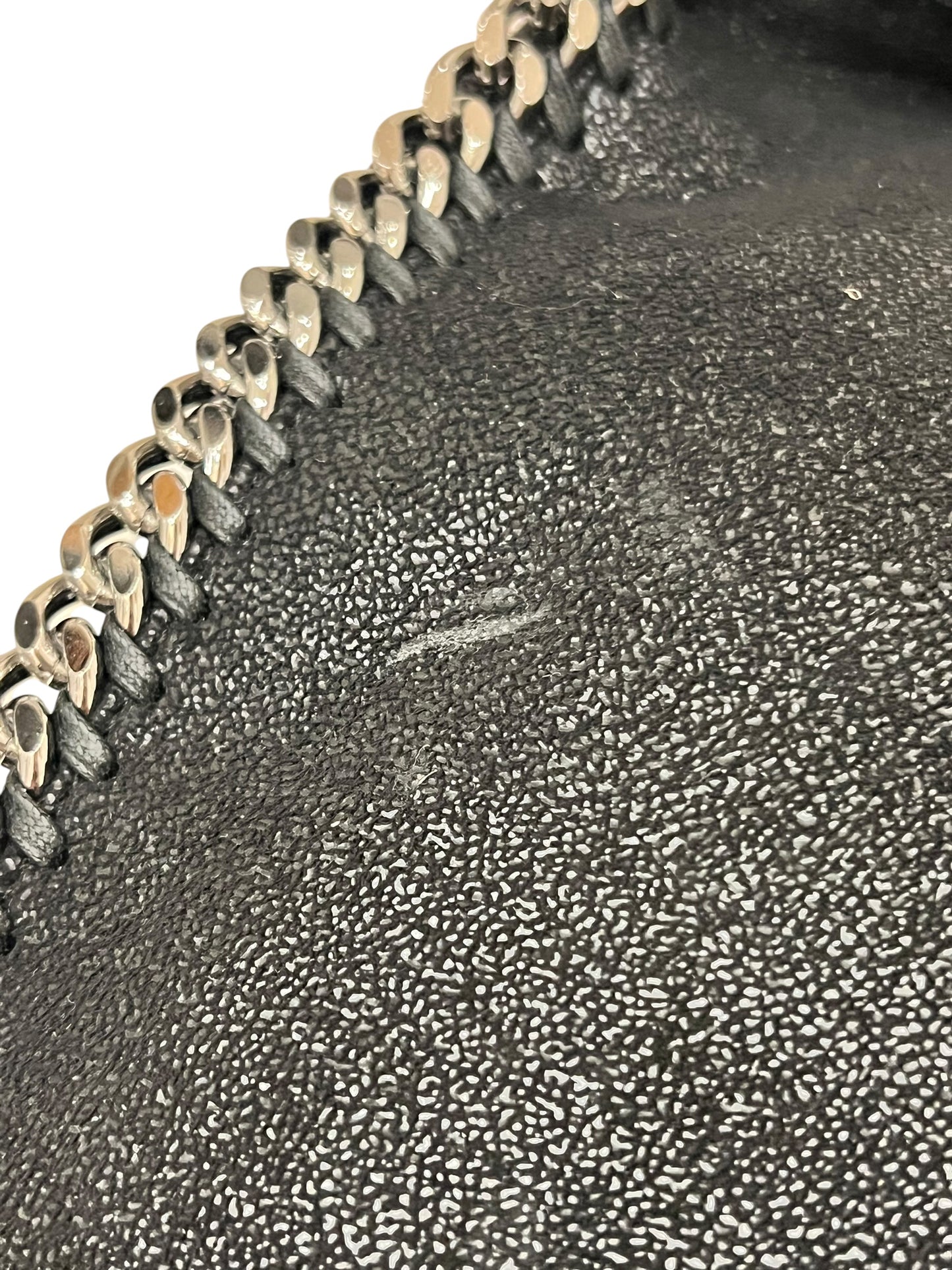 Stella McCartney Falabella Black Shaggy Deer Tote Bag