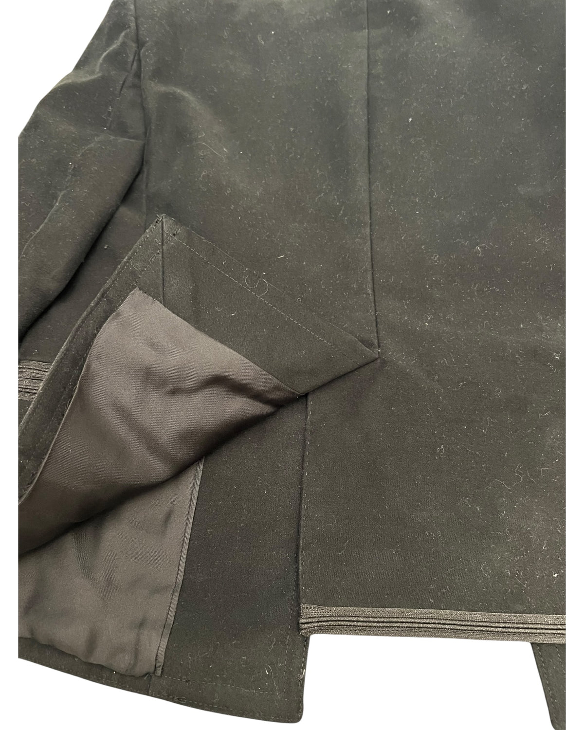 Saint Laurent Black Moleskin Military Jacket – Size 40