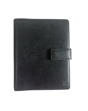 Louis Vuitton Vintage Agenda Cover PM – Black Épi Leather