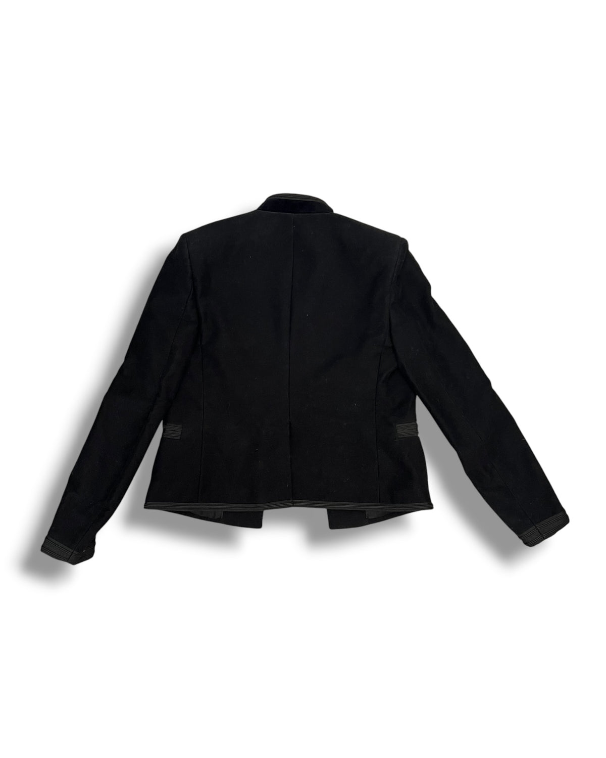 Saint Laurent Black Moleskin Military Jacket – Size 40