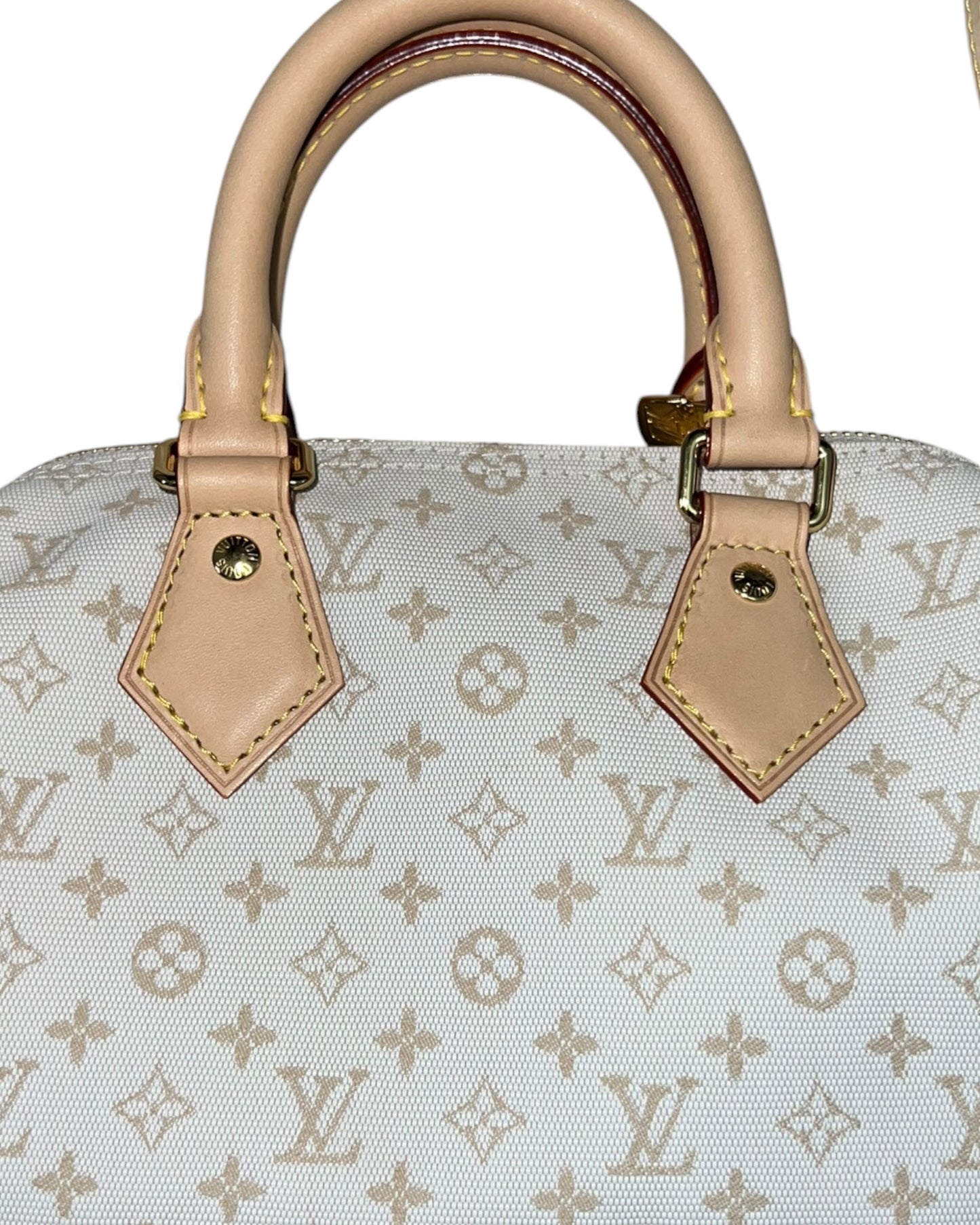 Louis Vuitton Speedy Bandoulière 20 – Mastic Cream Monogram - The Luxury Savvy