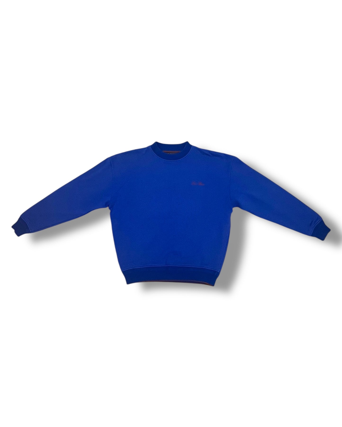 Loro Piana Royal Blue Cotton Sweatshirt – Size M - The Luxury Savvy