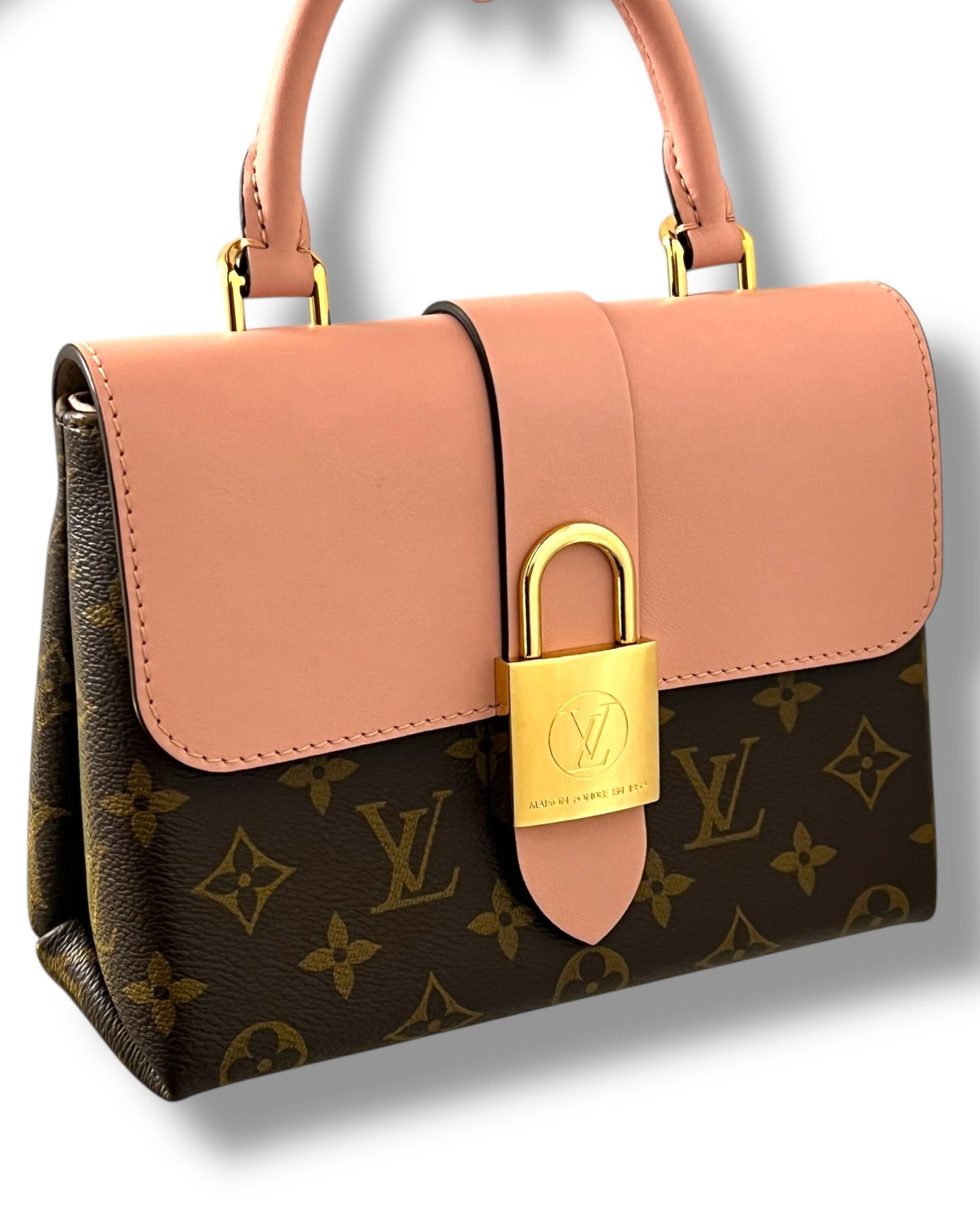 Louis Vuitton Locky BB – Monogram & Rose Ballerine (Pristine Condition)