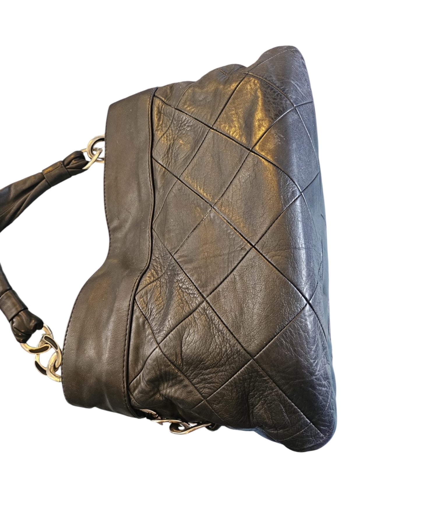 Chanel Lambskin Leather Hobo Bag – Black | Silver-Tone Hardware