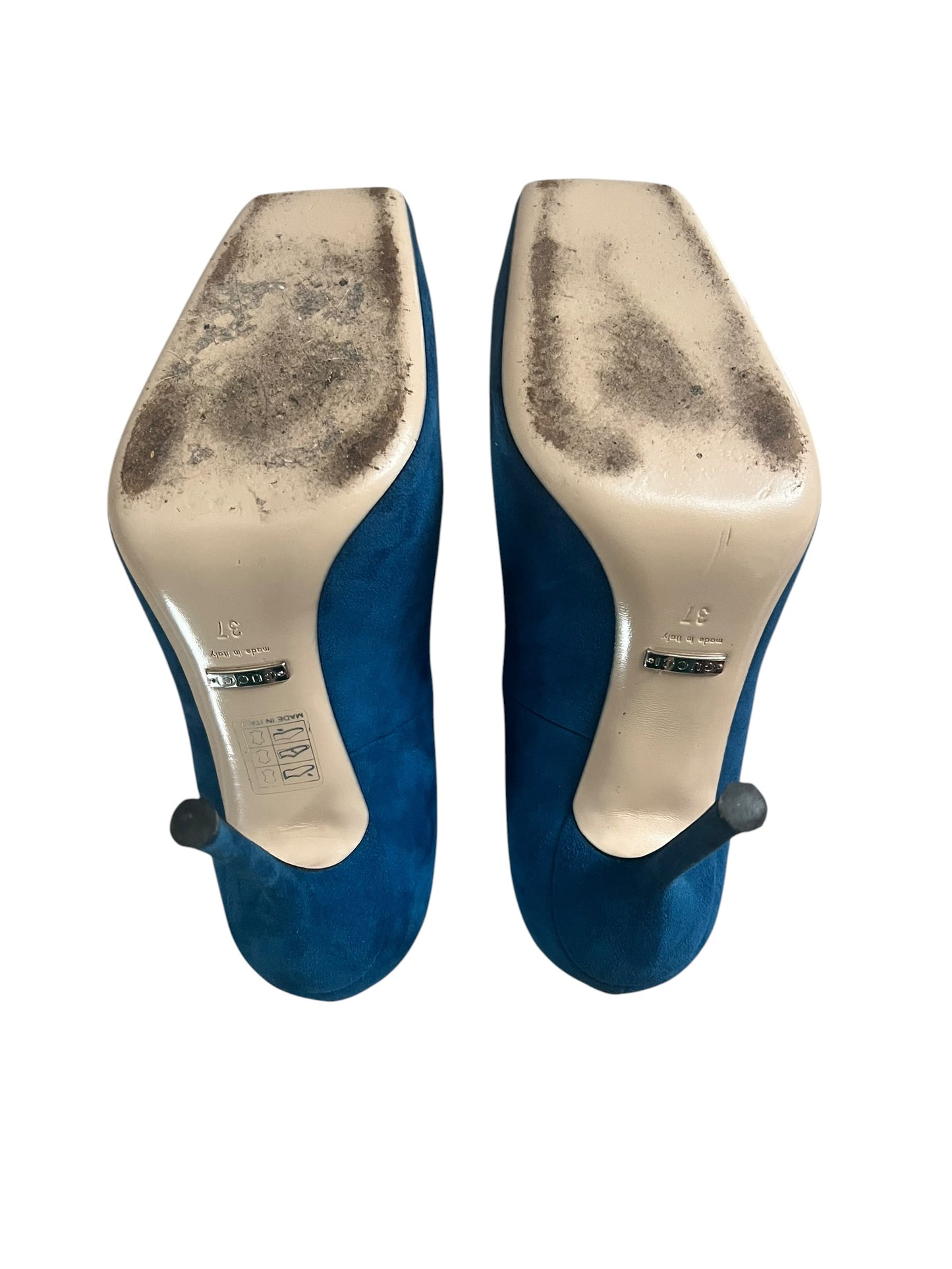 Gucci Dionysus Suede Pumps – Blue | Size 37