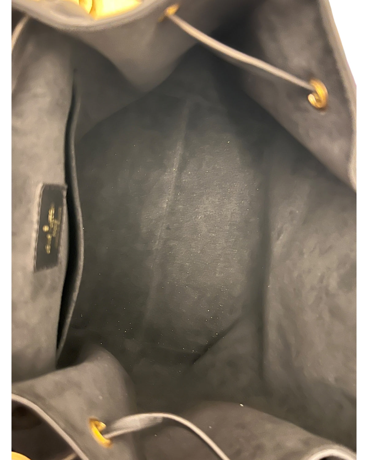 Louis Vuitton Montsouris Backpack – Black Monogram Empreinte Leather