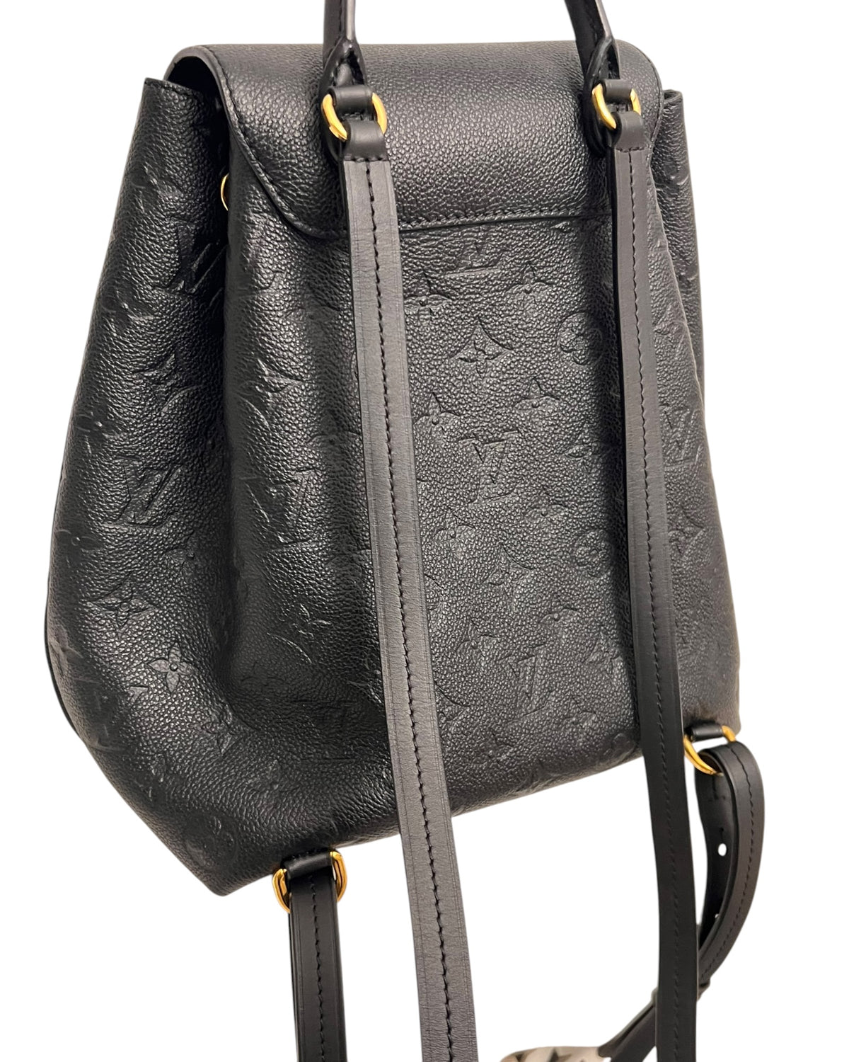 Louis Vuitton Montsouris Backpack – Black Monogram Empreinte Leather