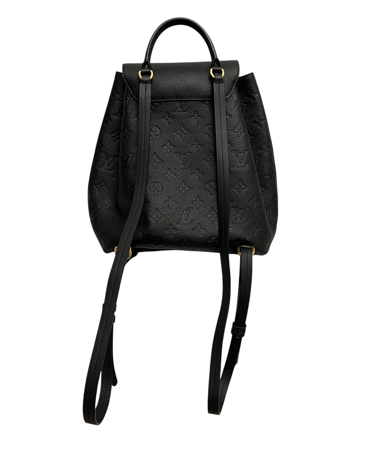 Louis Vuitton Montsouris Backpack – Black Monogram Empreinte Leather