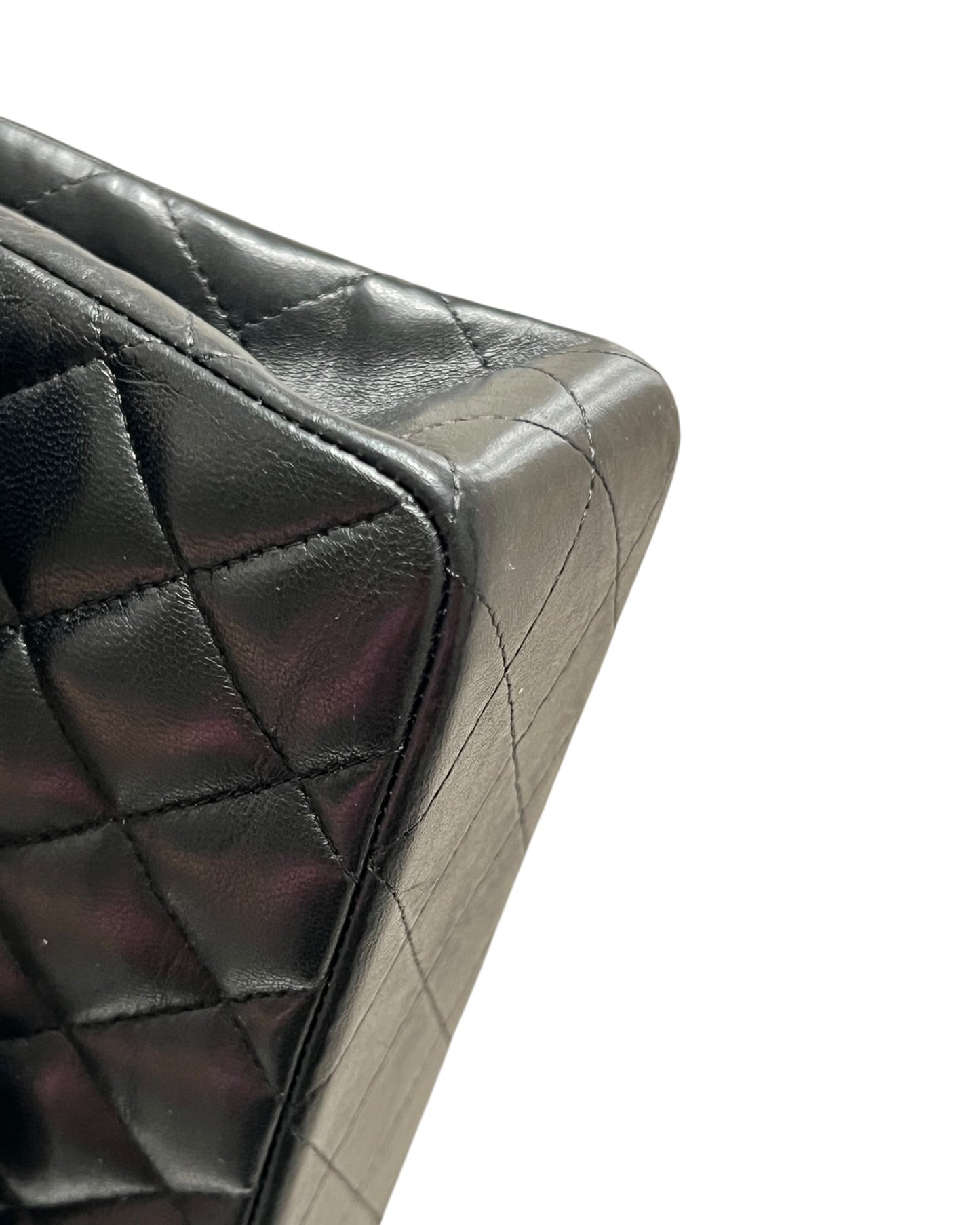 Chanel Small Classic Flap Black Lambskin Silver Tone Hardware