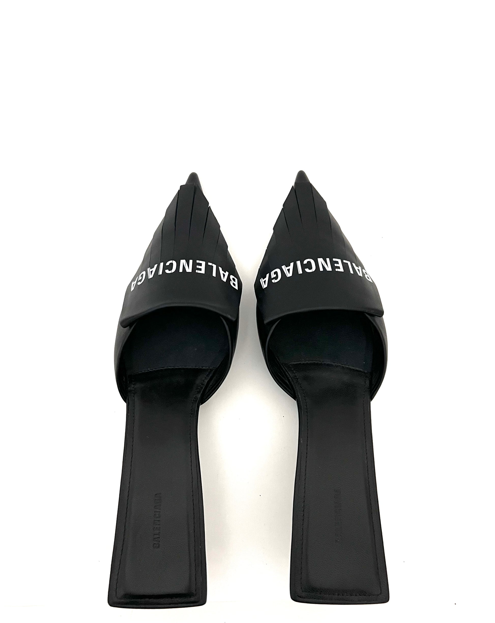 BALENCIAGA KNIFE MULES - The Luxury Savvy