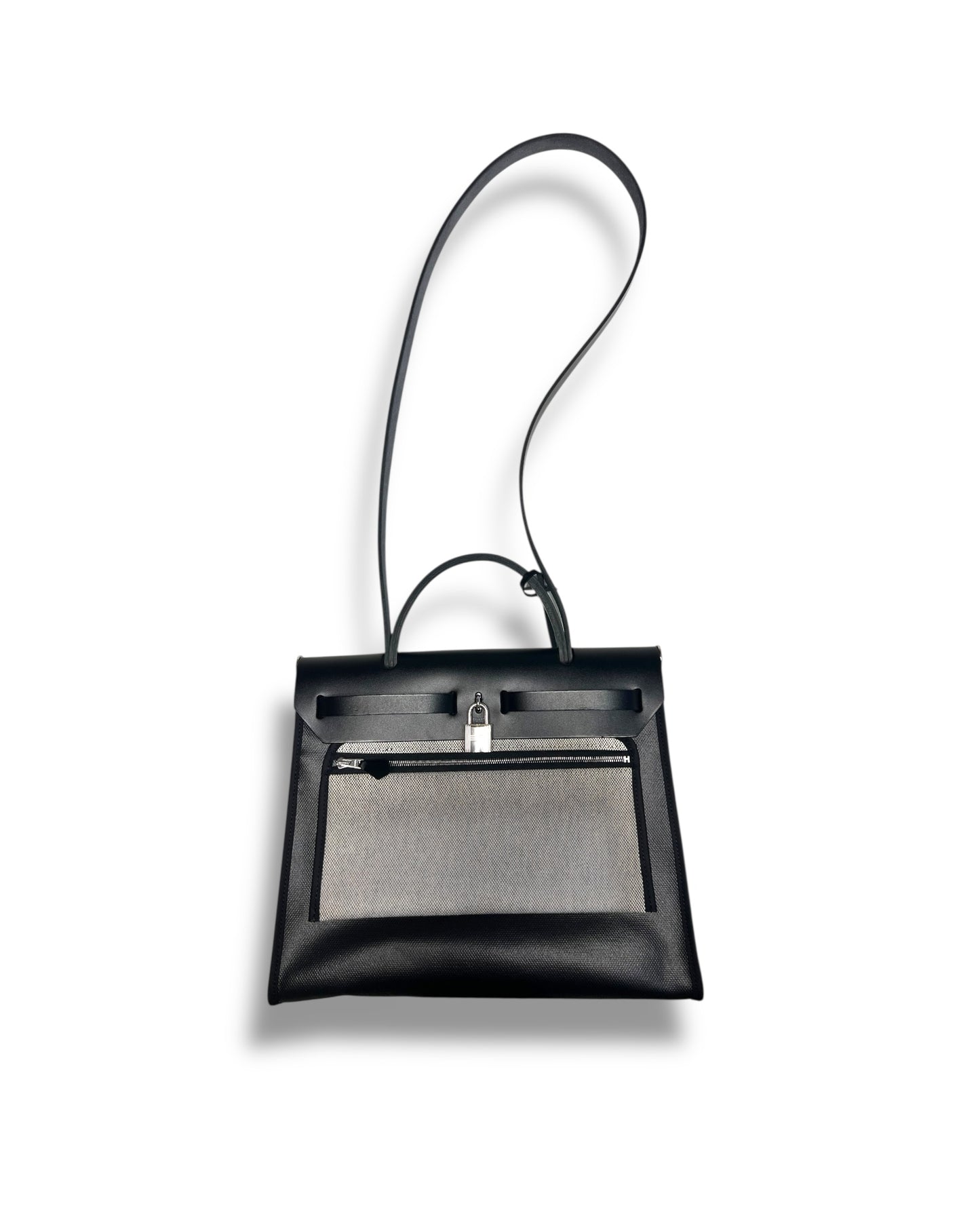 Hermès Herbag Zip 31 – Black Palladium Hardware (Full Set)
