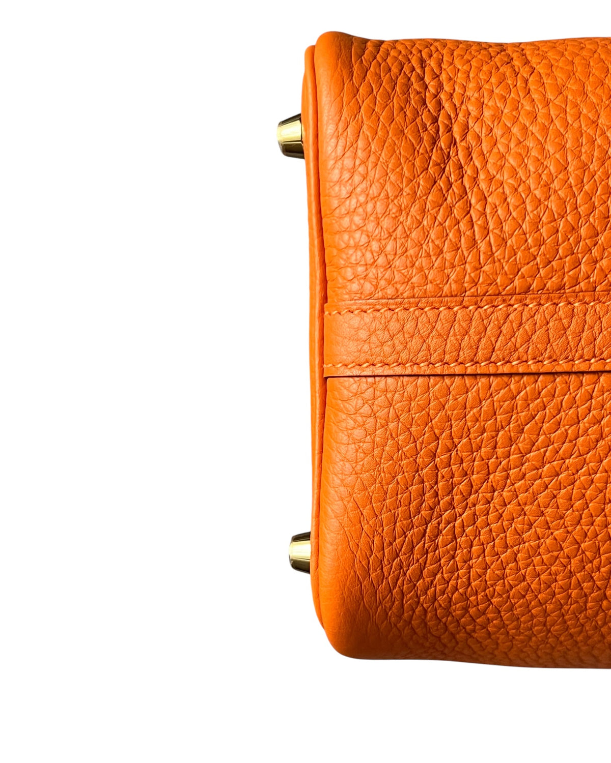 Hermès Picotin 18 Orange H Taurillon Clemence Gold Hardware