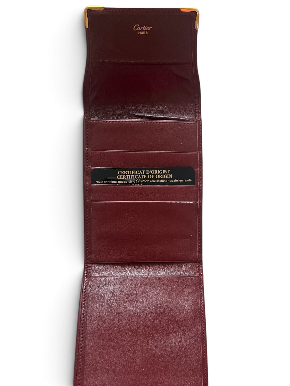 Cartier Vintage Men's Flip Wallet circa 1981 – Leather