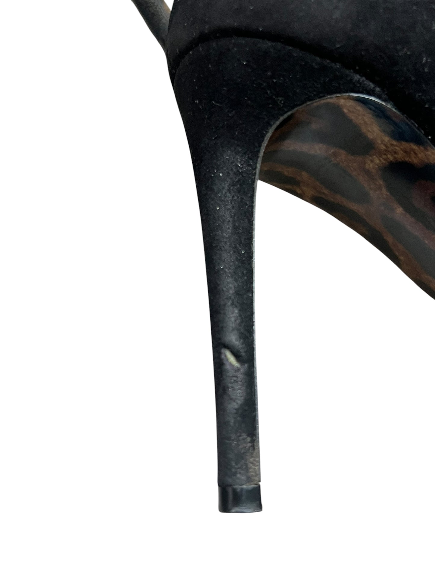 Dolce & Gabbana Black Suede Kate Pointed-Toe Pumps – Size 37