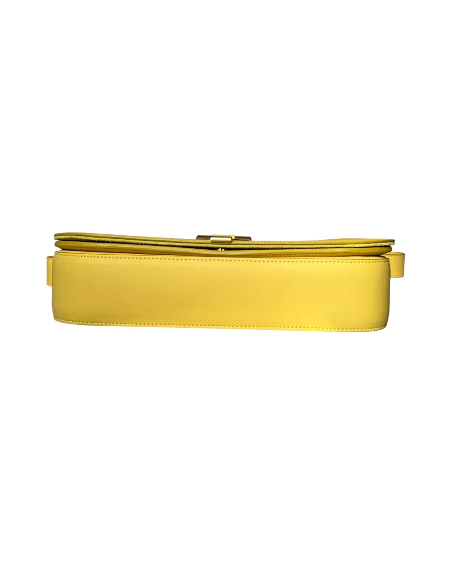 Saint Laurent Crossbody Bag - Yellow - Gold Hardware