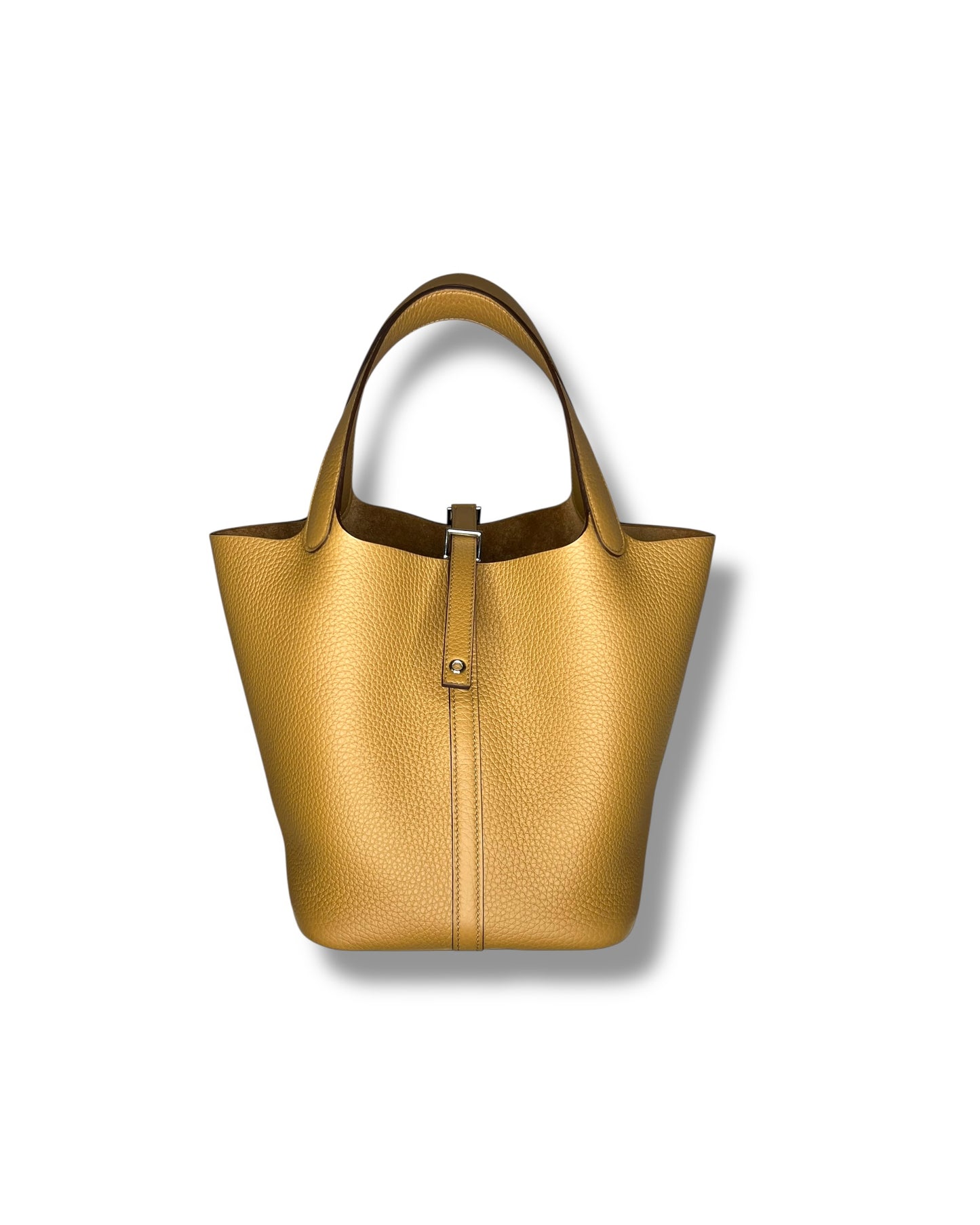 Hermès Picotin 22 – Biscuit, Palladium Hardware – Full Set (K Stamp)