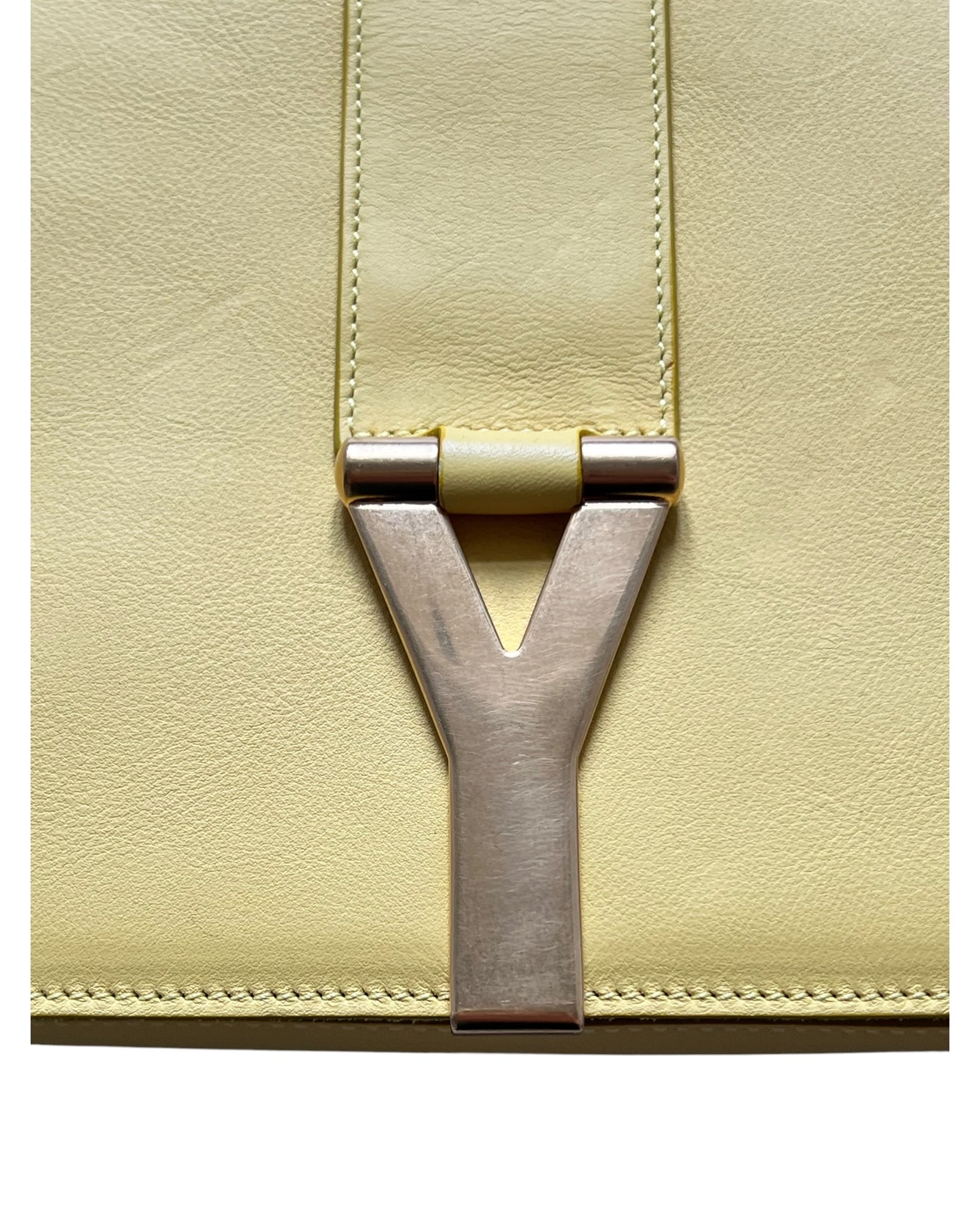 Saint Laurent Crossbody Bag - Yellow - Gold Hardware
