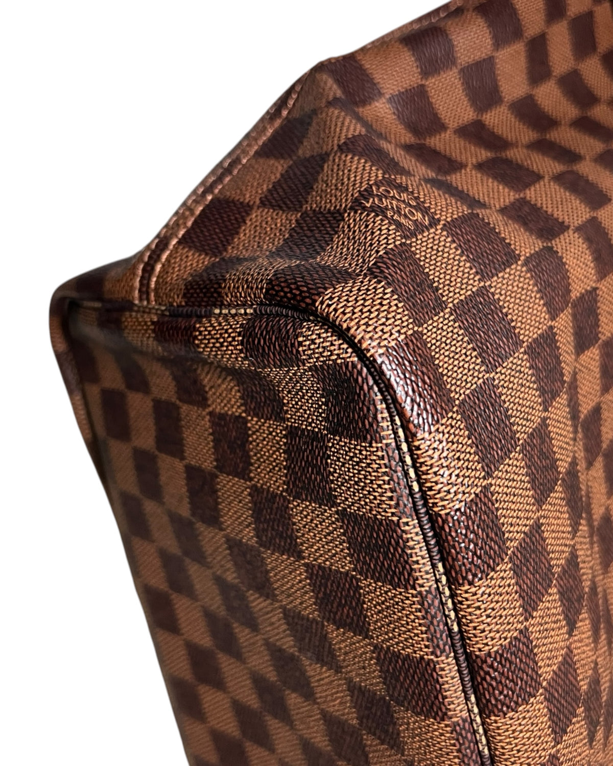 Louis Vuitton Neverfull MM Damier Ebene Canvas Tote Bag