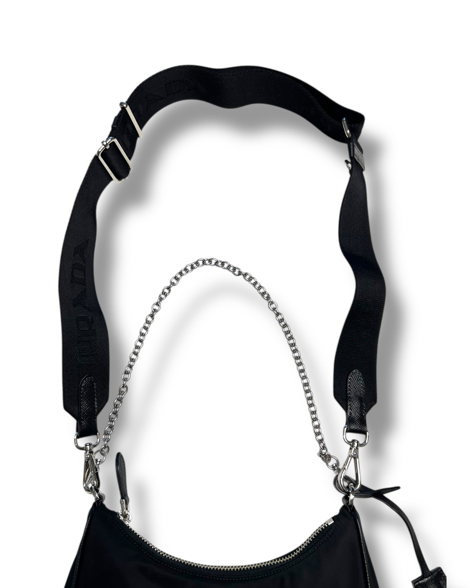 Prada Re-Edition 2005 Re-Nylon Shoulder Bag Black (Pre-Owned) - The Luxury Savvy