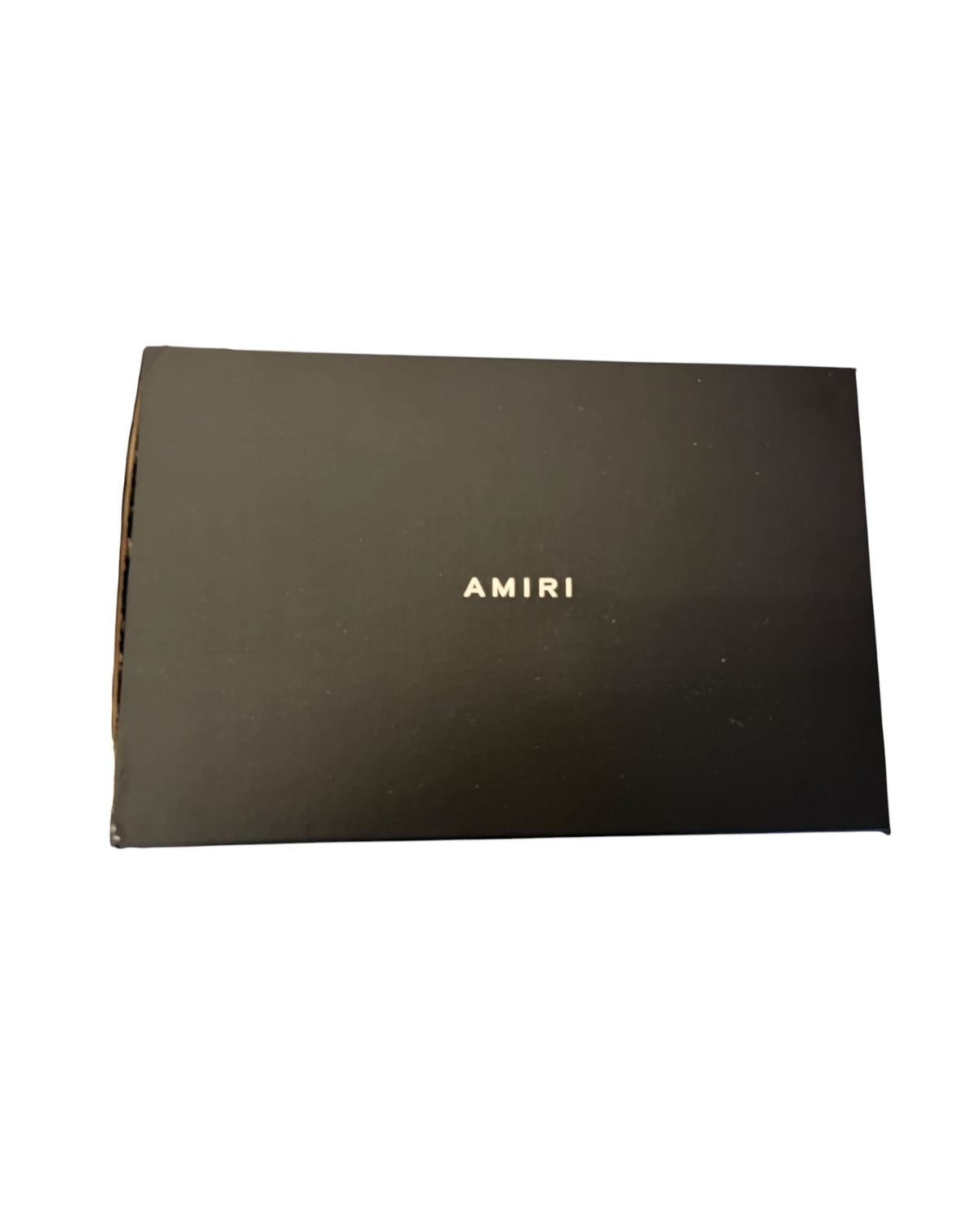 Amiri Skel Top Low Leather Trainers – Black/Grey