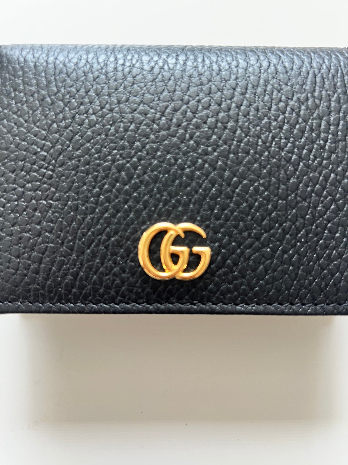 Gucci Marmont Wallet – Black Leather