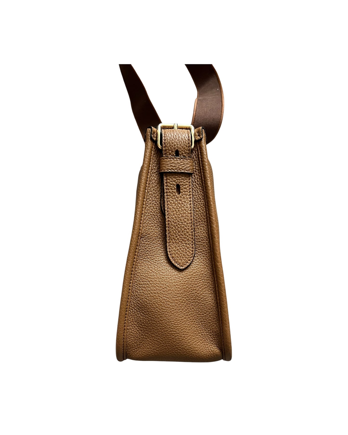 Prada Medium Leather Shoulder Bag - Tan - The Luxury Savvy