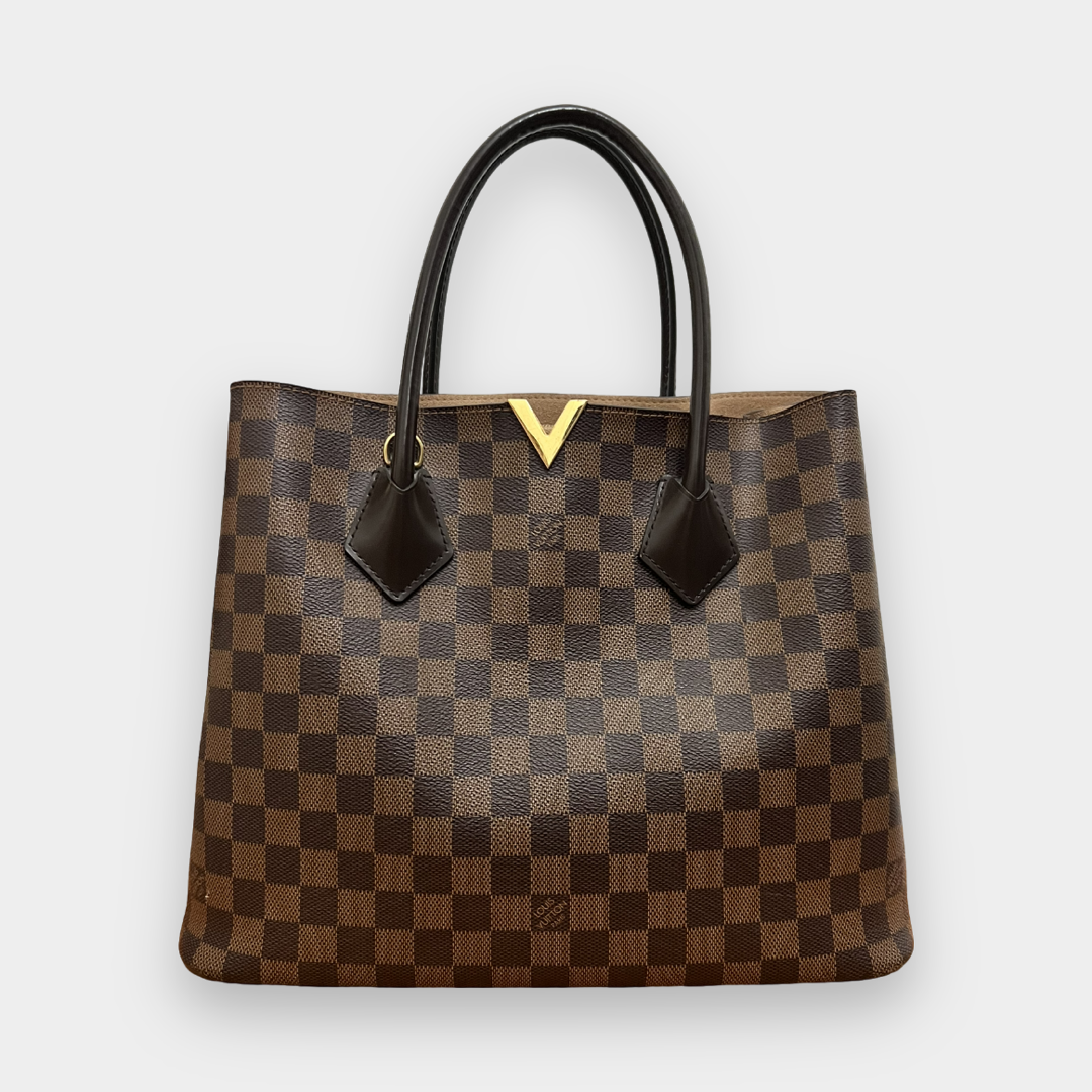 LOUIS VUITTON KENSINGTON DAMIER EBENE TOTE - The Luxury Savvy