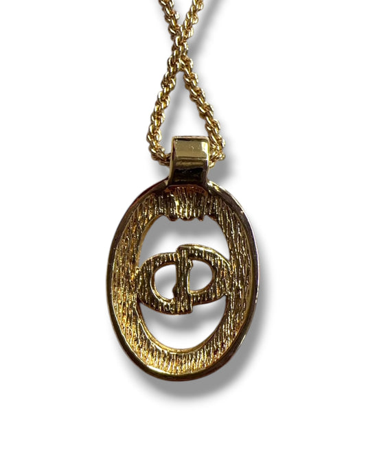 Dior Petit CD Necklace Gold-Finish