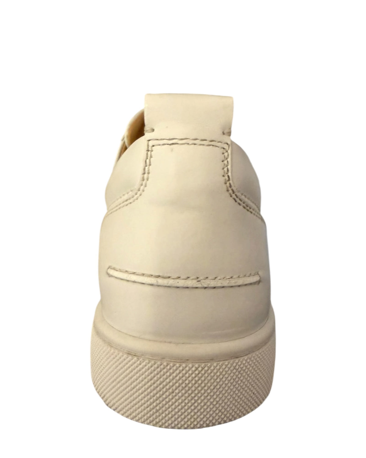 Christian Louboutin Louis Junior Spikes Flat Trainers – White