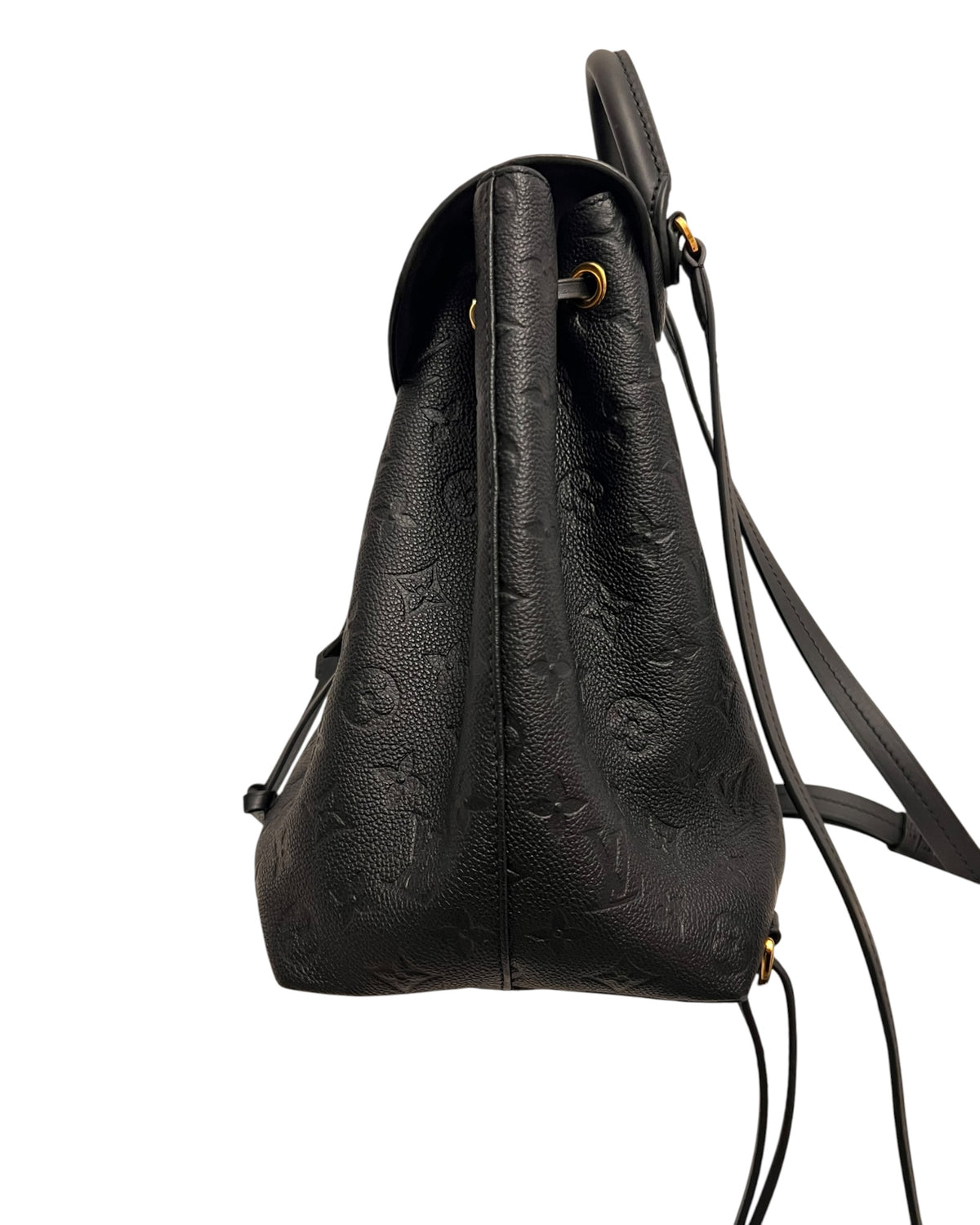 Louis Vuitton Montsouris Backpack – Black Monogram Empreinte Leather