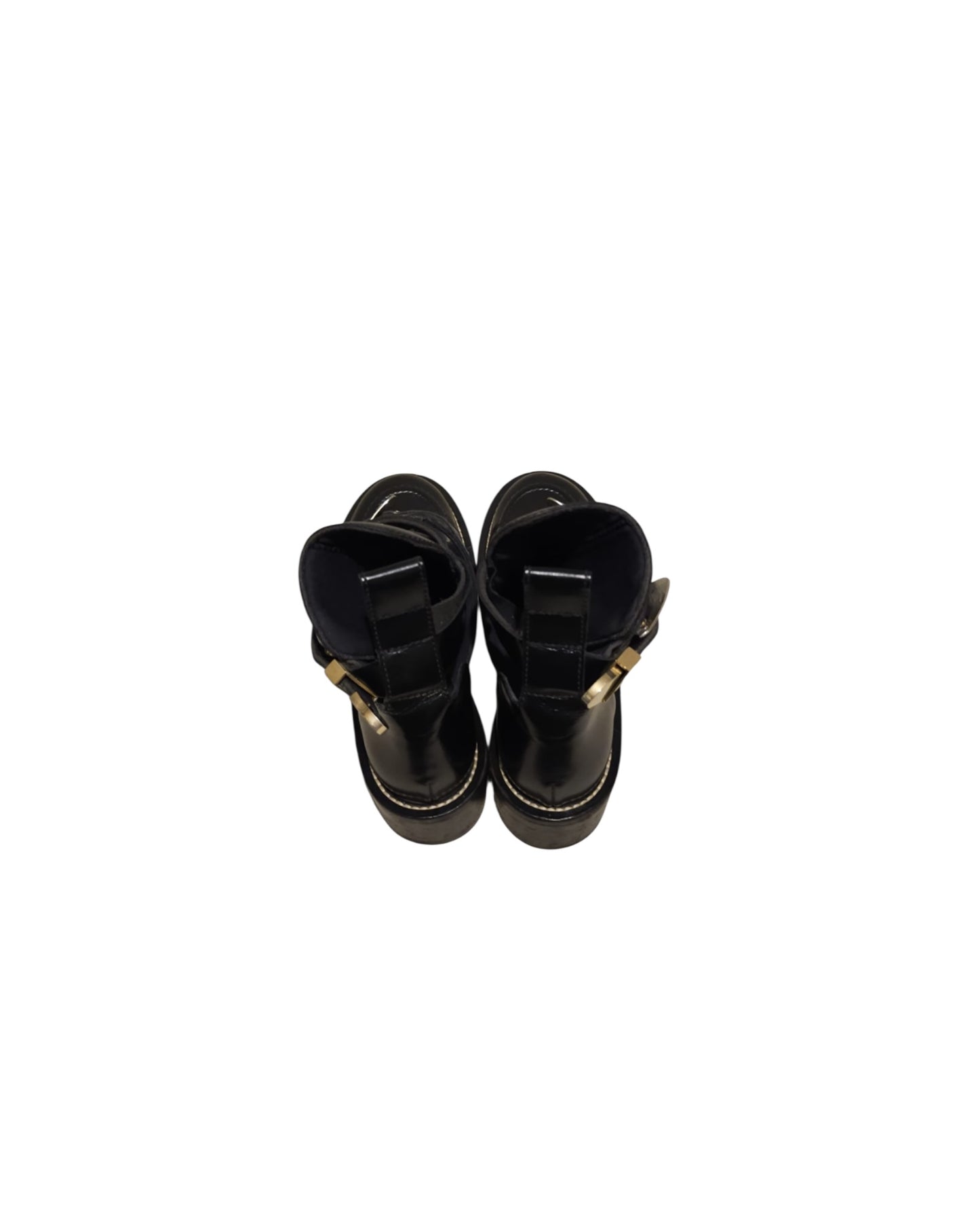 Balenciaga Ceinture Biker Boots | Black | Size 38 - The Luxury Savvy