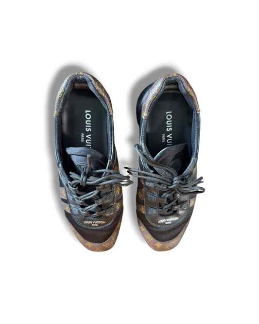 Louis Vuitton Monogram Trainers – Brown & Black – Size 37.5 - The Luxury Savvy