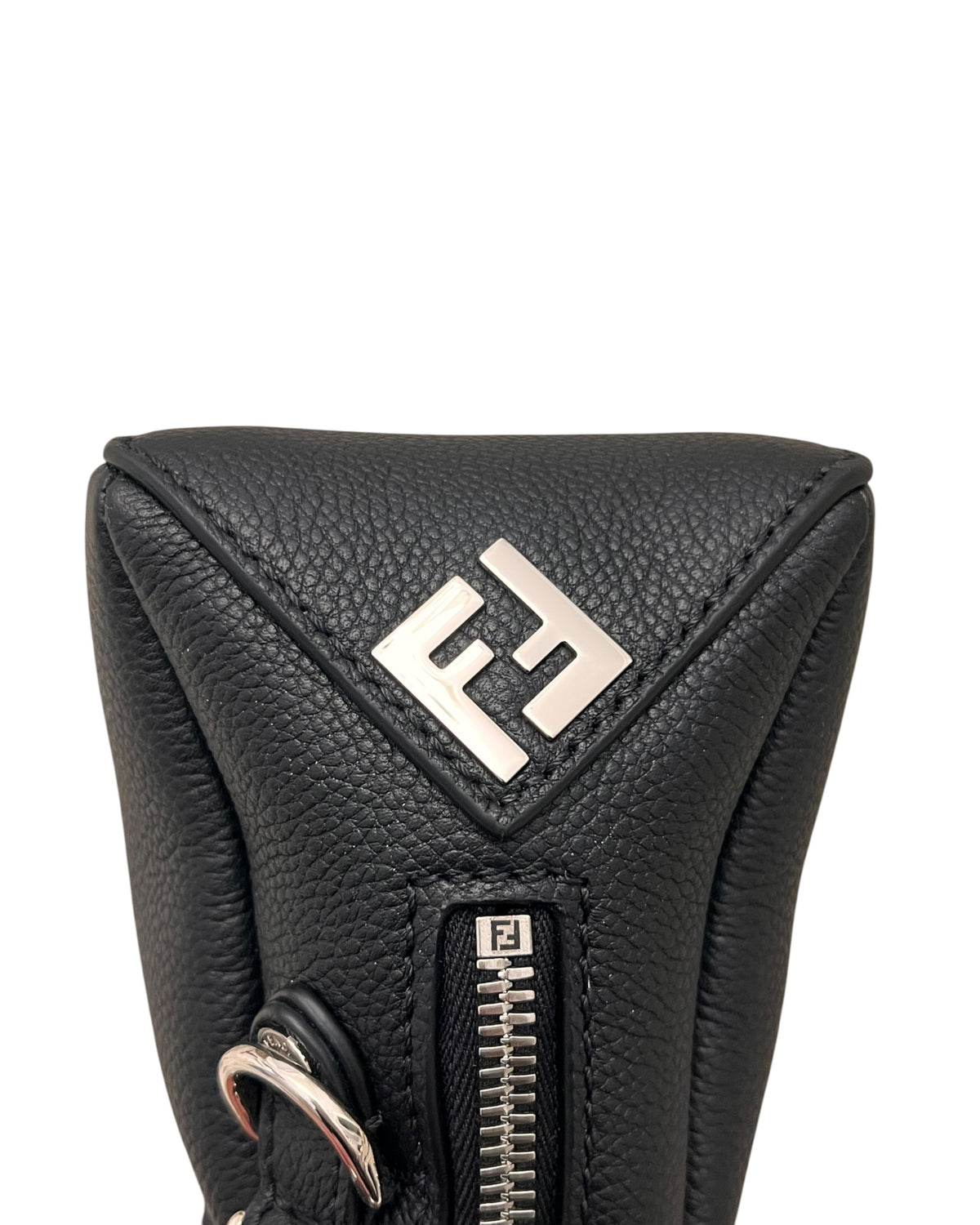 Fendi Black Leather Crossbody Bag