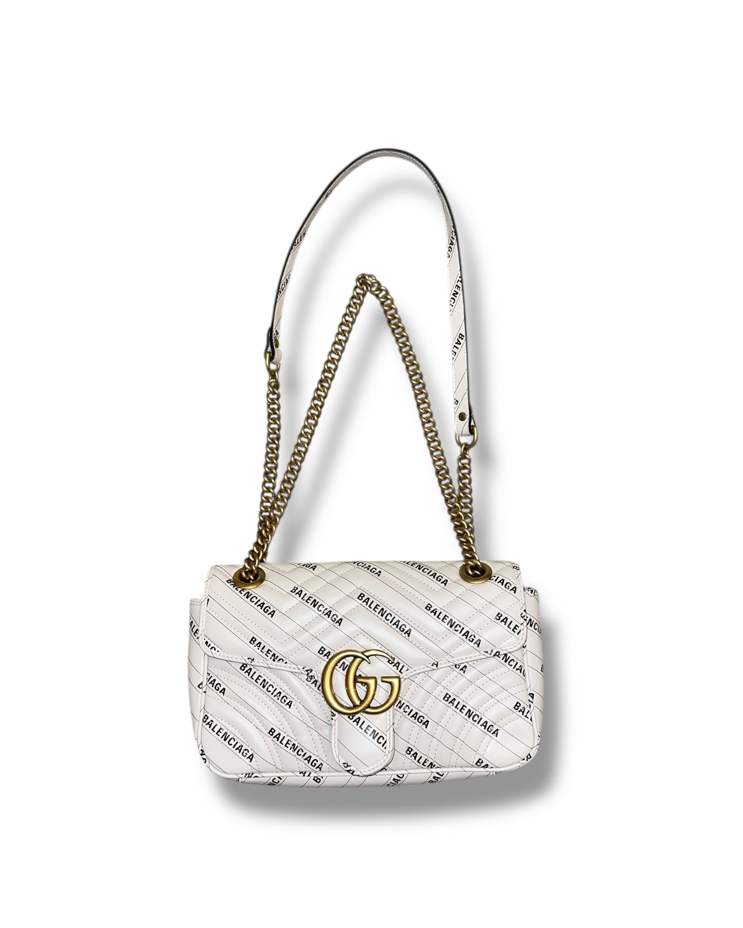 Gucci × Balenciaga “The Hacker Project” GG Marmont Shoulder Bag