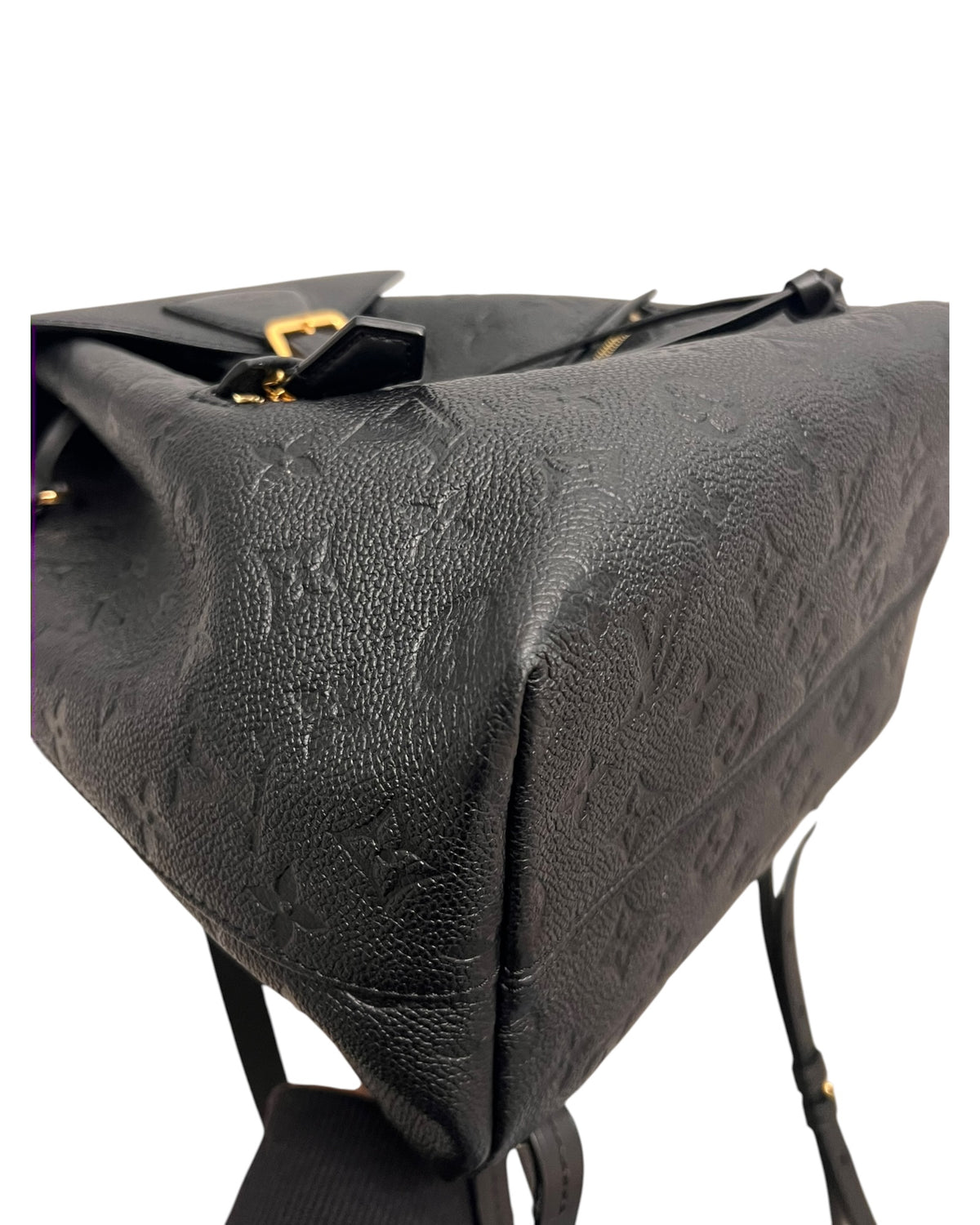 Louis Vuitton Montsouris Backpack – Black Monogram Empreinte Leather