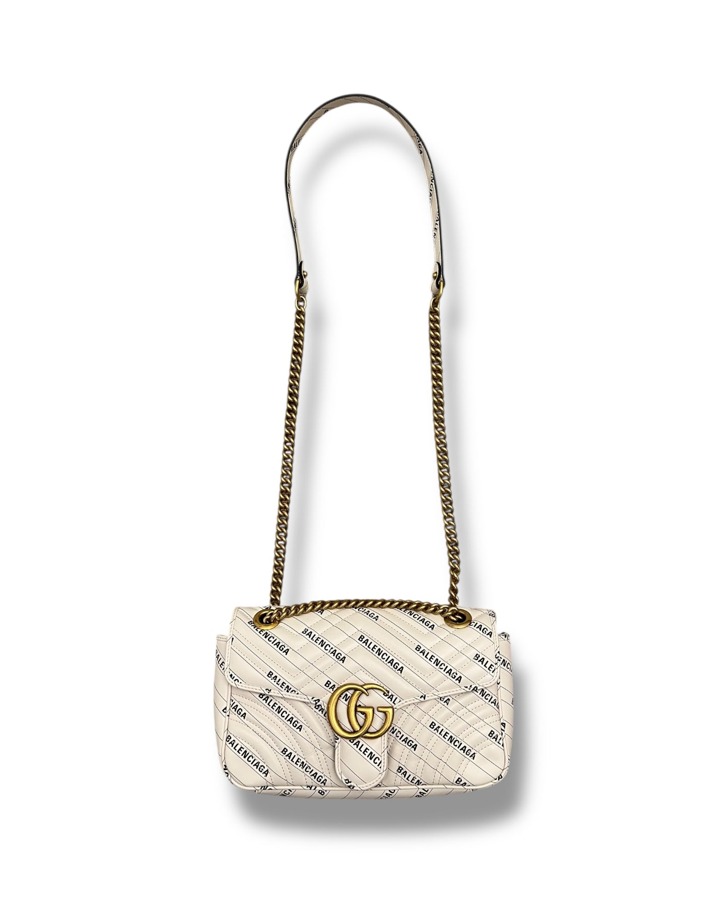 Gucci × Balenciaga “The Hacker Project” GG Marmont Shoulder Bag