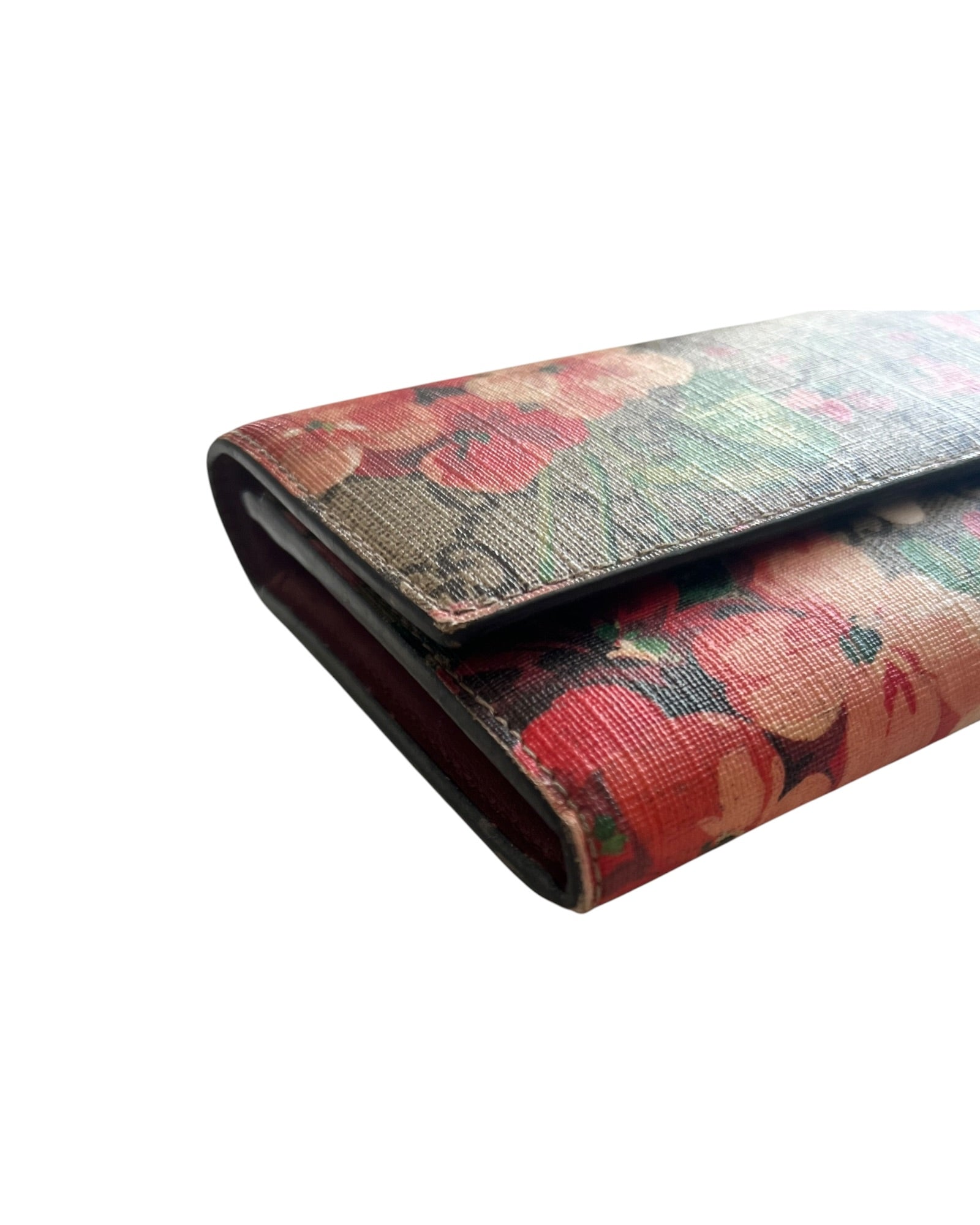 Gucci Blooms GG Supreme Continental Wallet - The Luxury Savvy