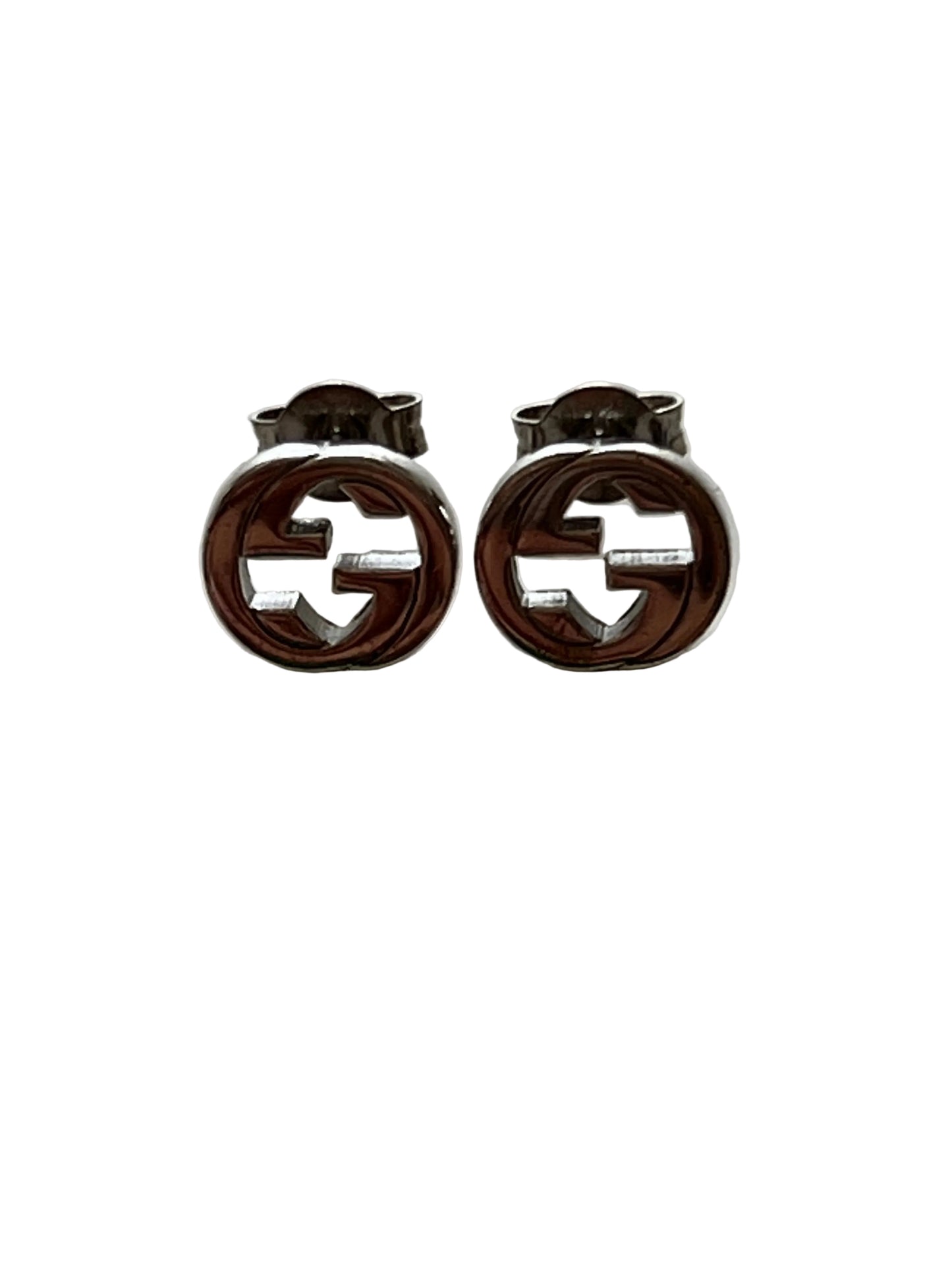 Gucci Interlocking G Silver Earrings