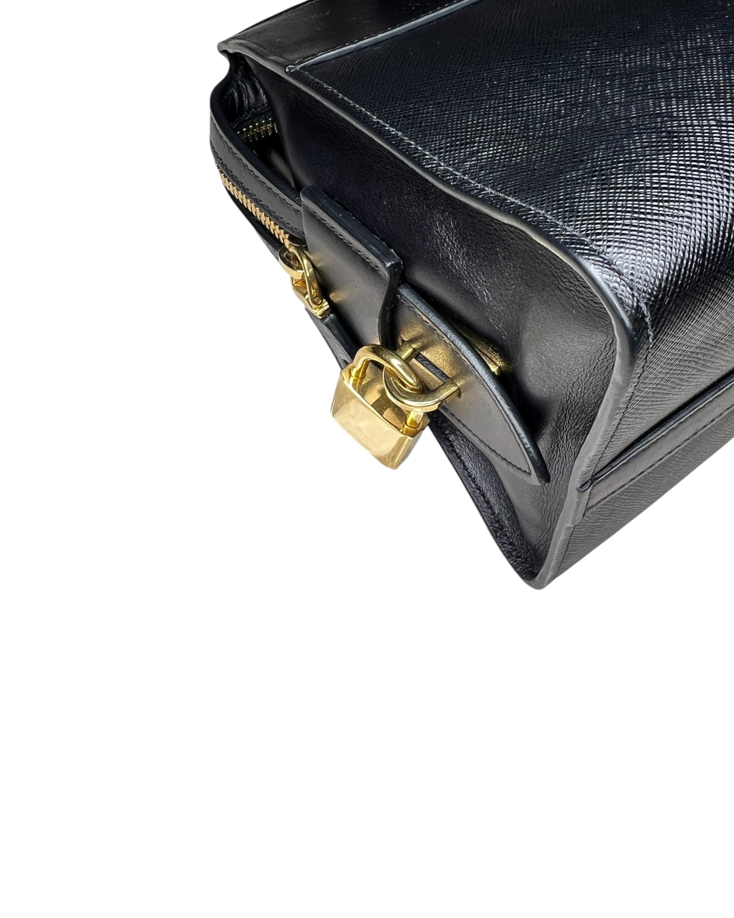Prada Saffiano City Tote Bag – Black (Nero) - The Luxury Savvy
